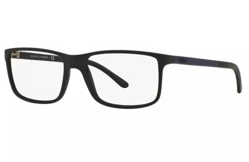 Armação Oculos Grau Polo Ralph Lauren Ph2126 5505 55 Preto