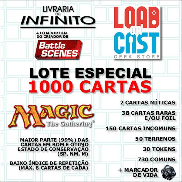 DESCONTÃO! 1000 cartas mtg magic 2 míticas +38 raras/foil