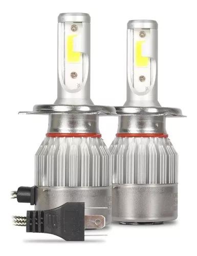 Kit Par Lâmpada Automotiva H4 Super Led Efeito Xenon Carro