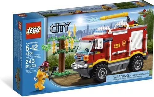 Lego City 4x4 Fire Truck - 4208 (original E Lacrado)