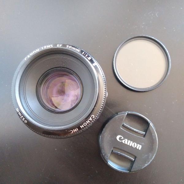 Lente Canon EF 50mm 1:1.8 II
