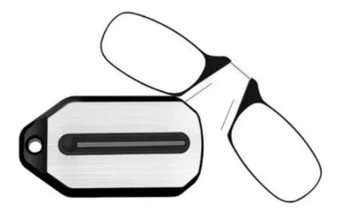 Mini Óculos Nasal Leitura Portatil C/ Case Chaveiro Grau