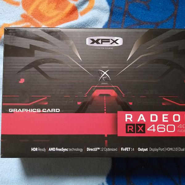 Placa de vídeo Radeon RX460 4GB