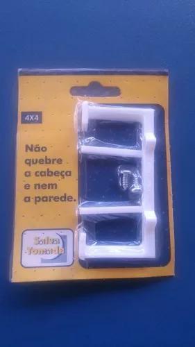 Salva Tomada Para Caixas De Luz 4x4 - Pacote C/ 25 Peças