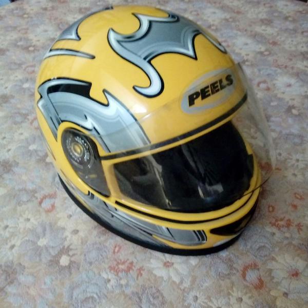 capacete para moto peels Amarelo
