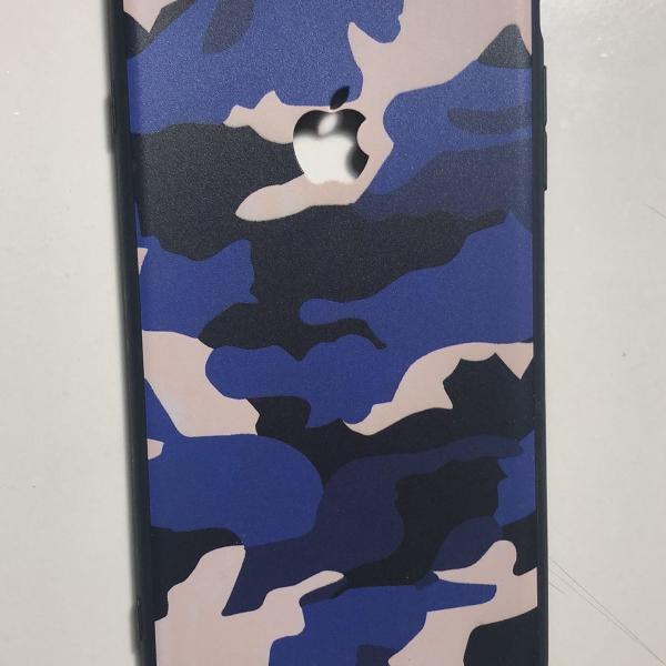 case camuflada azul iphone 6/6s plus