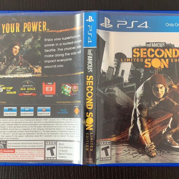 infamous - second son (limited edition) ps4