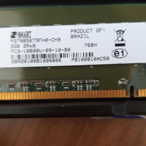 memória ram ddr3 - 2gb