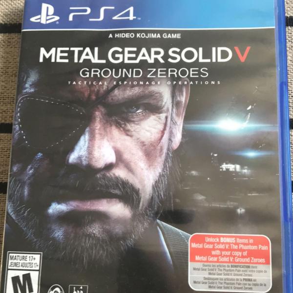 metal gear solid ground zeroes ps4