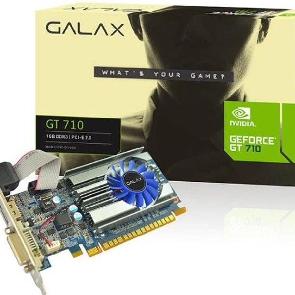 placa de video gt710 2gb ddr3 64 bits gigabyte hdmi vga dvi