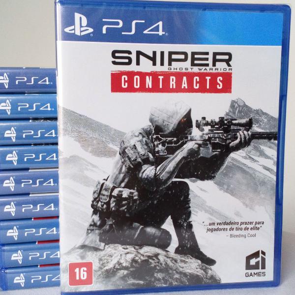 sniper ghost warrior contracts ps4 novo lacrado