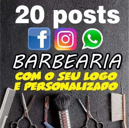 20 Posts Babearia,facebook/instagram/whatsspp, Personalizado