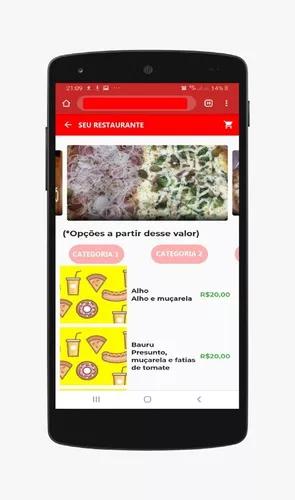 Aplicativo De Delivery (android, Ios E Página Web)
