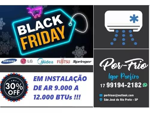 Instalação De Ar Condicionado 30%off Na Black Friday