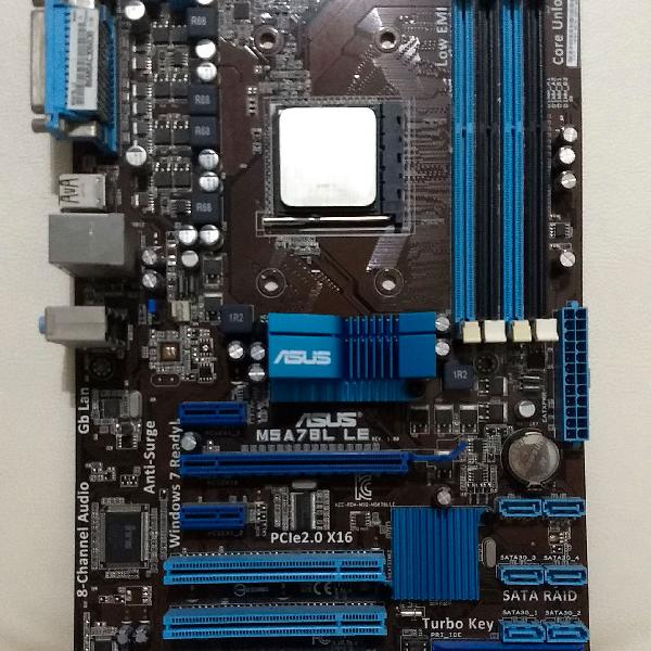 Kit/Combo Placa Mãe + Processador AMD preço de desapego