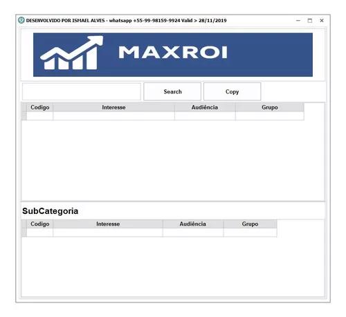 Maxroi - Software De Interesse Do Facebook