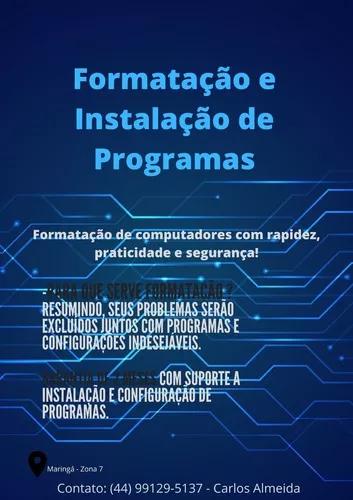 Suporte Técnico E Instalação De Programas