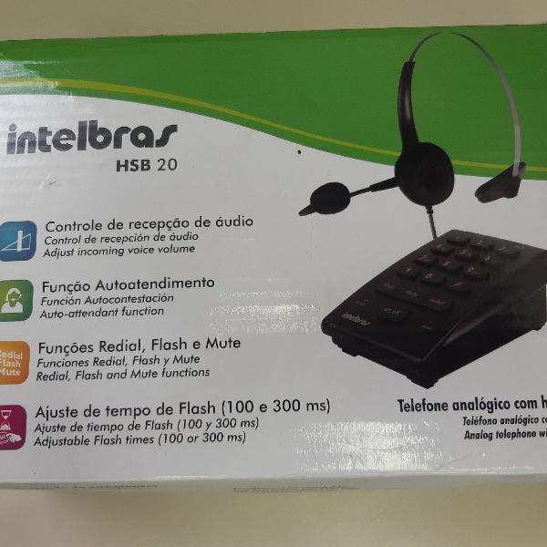 Telefone c/headset HSB20