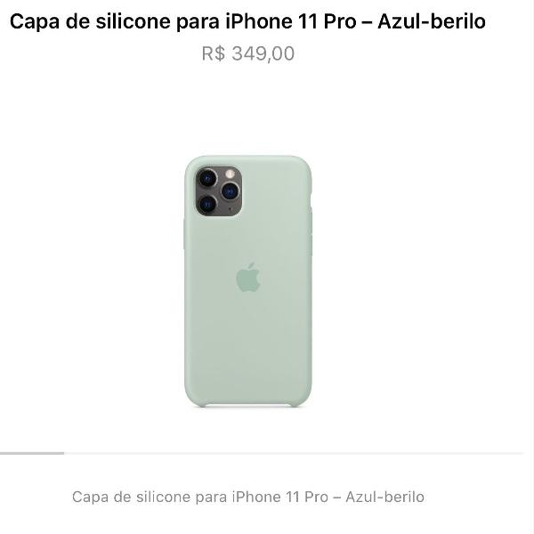 capa iphone 11 pro max verde