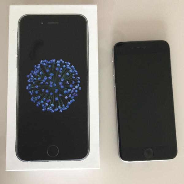 iphone 6 plus apple 16gb cinza espacial seminovo - muito bom