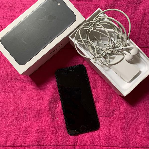 iphone 7 128gb usado preto fosco