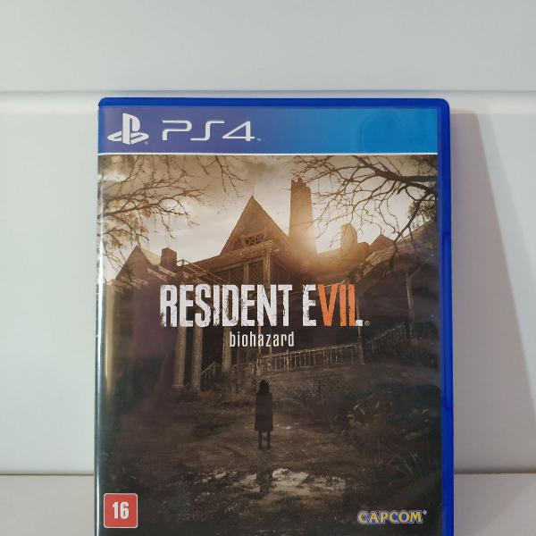 jogo resident evil 7 para playstation 4