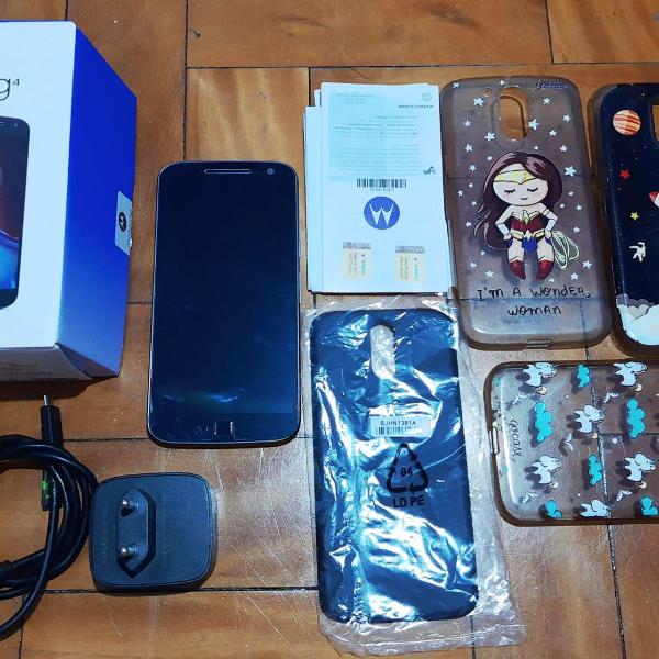 moto g4 plus 32gb preto tela 5.5
