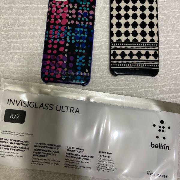 pack case kate space + película iphone 8