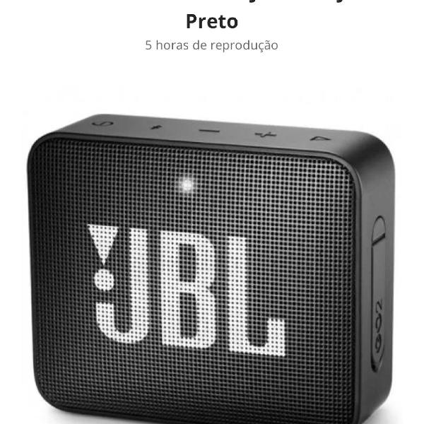 Caixinha de Som Bluetooth JBL GO 2 JBLGO2 Preto