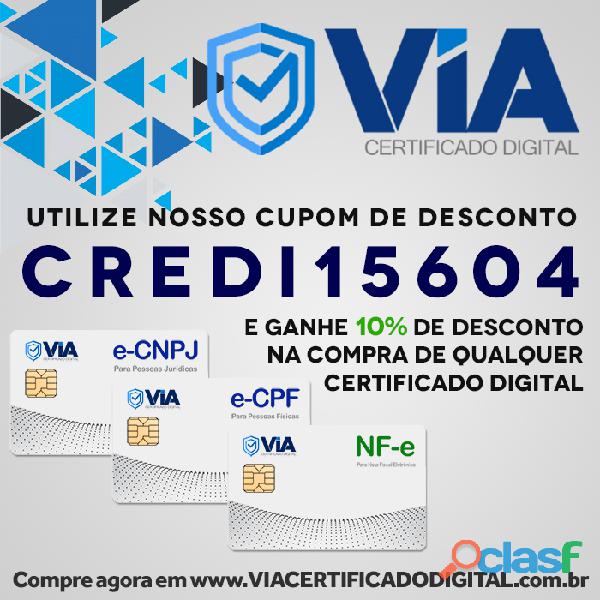 Certificado Digital A partir de 139 reais