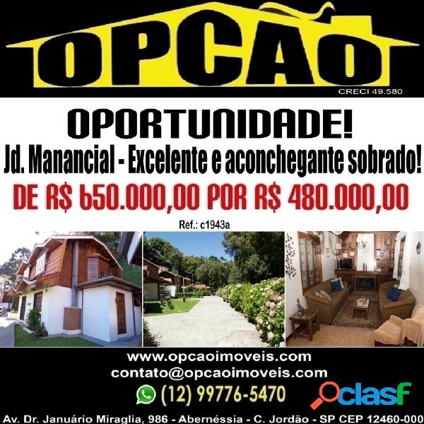 Excelente e Aconchegante sobrado! de R$ 650.000,00 por R$