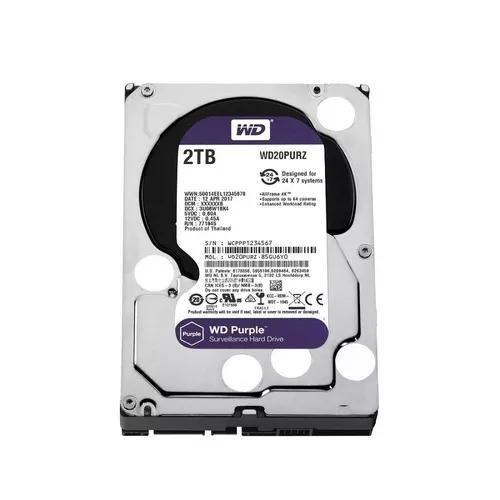 Hd 2tb Purple Sata 3 Western Intelbras Wd Cftv Dvr Wd20purz