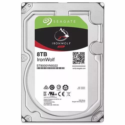 Hd 8tb Seagate Ironwolf Nas 7200rpm 256mb Cache