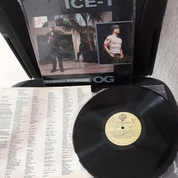 ICE-T - Original Gangster LP Promo Nacional c/Encarte