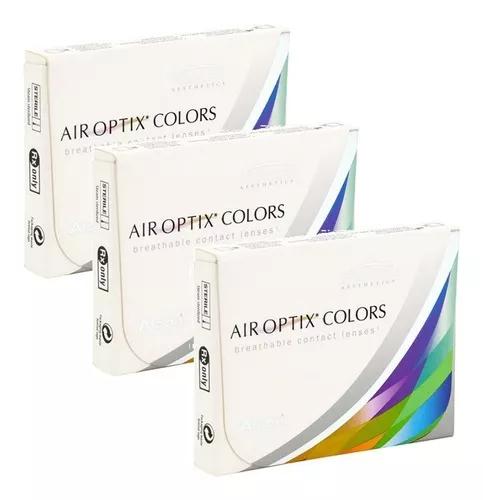 Lente Colorida Air Optix Colors + Brinde - Bolsa Necessaire