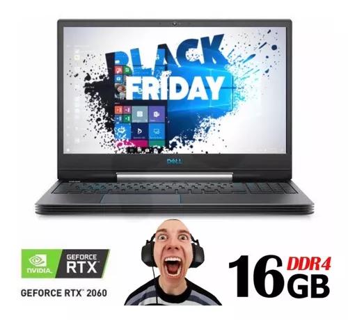 Notebook Gamer Dell Ci7 16gb Hd+ssd Rtx 2060 Black Friday Bh