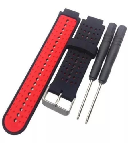 Pulseira Silicone Forerunner 220 230 235 620 630 735 Red02