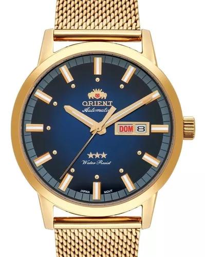Relógio Orient Masculino Automatico Dourado - 469gp085 D1kx