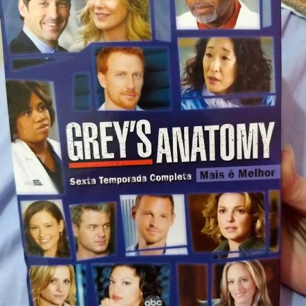 box completo 6a temporada grey's anatomy