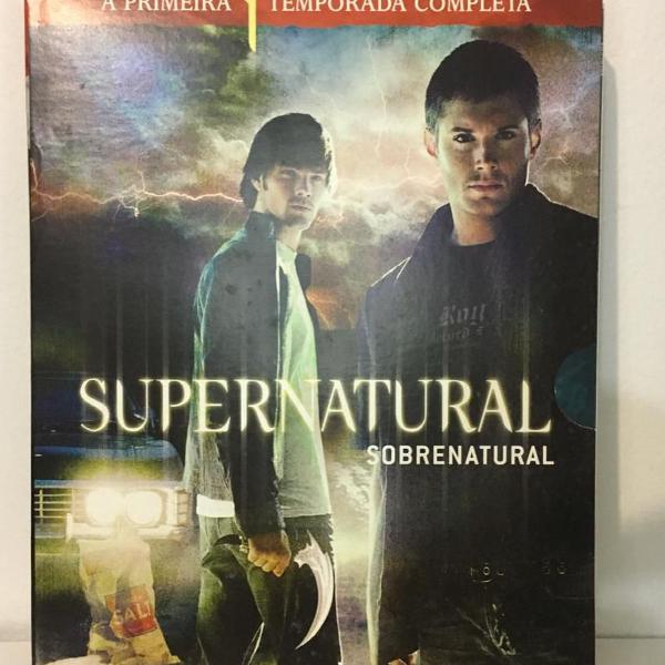 box da primeira temporada completa da série supernatural