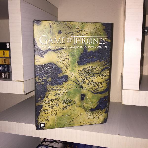 box game of thrones 1-3 temporada