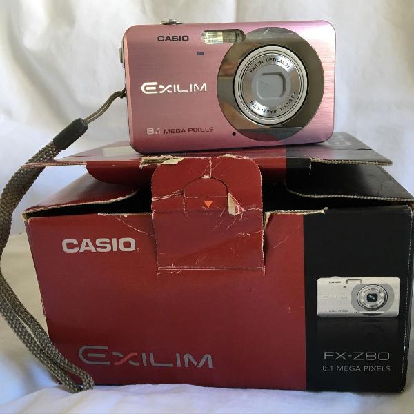 câmera digital casio