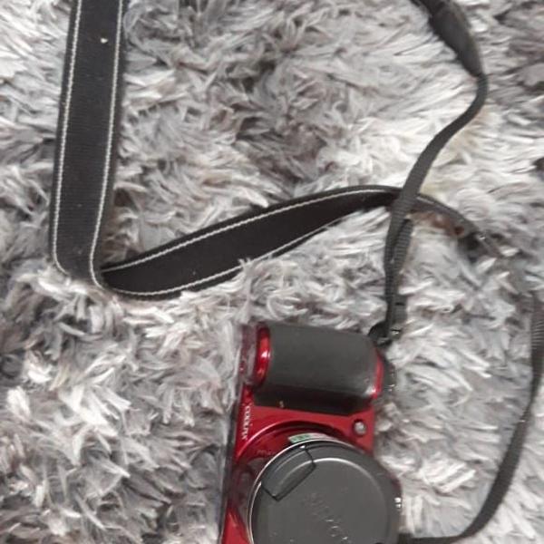 câmera digital nikon coolpix l810 vermelha