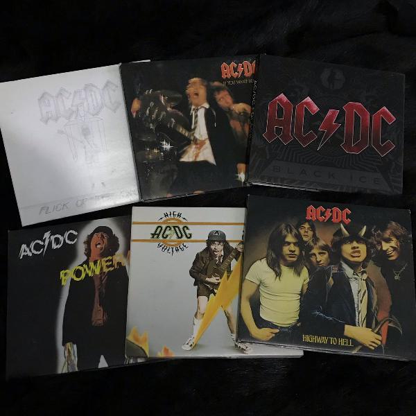 combo com 6 cds do ac/dc