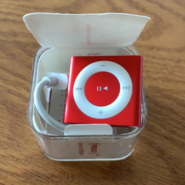 ipod shuffle vermelho. edição especial ( product) red