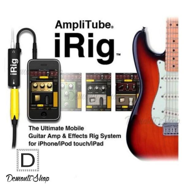 irig amplificador de guitarra amplitube pra iphone ipad ipod