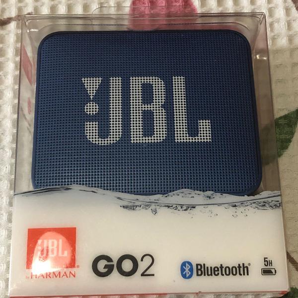 jbl go 2 - azul - novo e lacrado