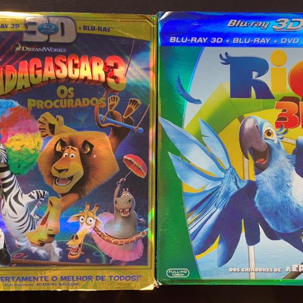 kit bluray infantil 3d