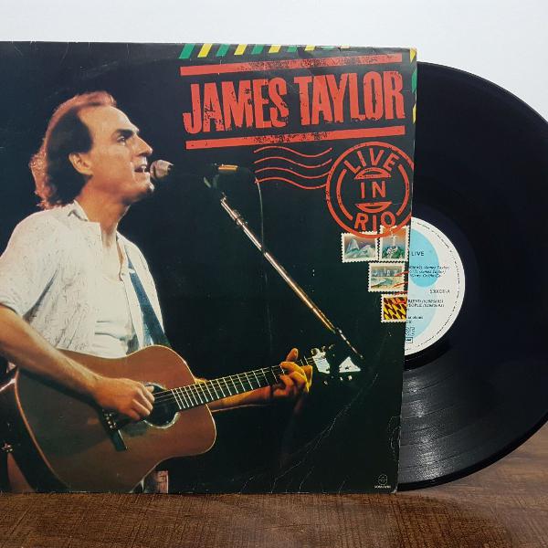 lp vinil james taylor live in rio 1985