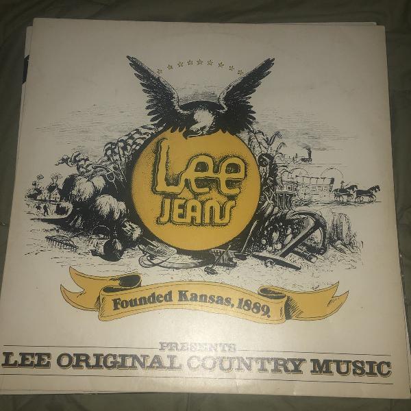 lp vinil - lee jeans founded kansas, 1889 - country music